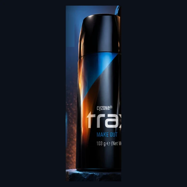 Trax Make Out Cyzone — 103 g · Colonia desodorante en aerosol